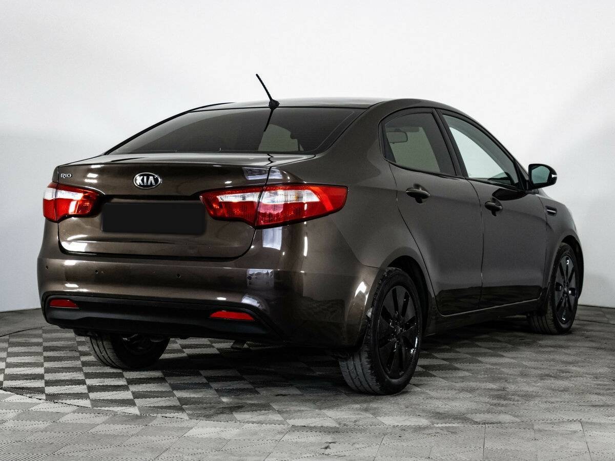 Kia Rio 6-speed, 2014 - фото №4